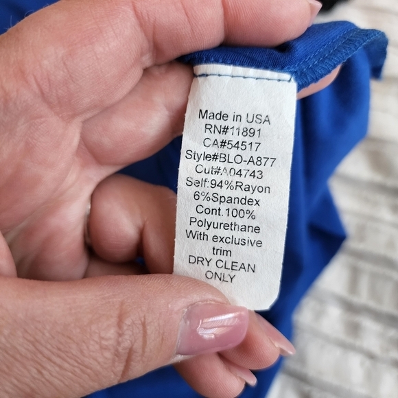 Bailey 44 faux leather sleeves stretchy shirt - Picture 5 of 9